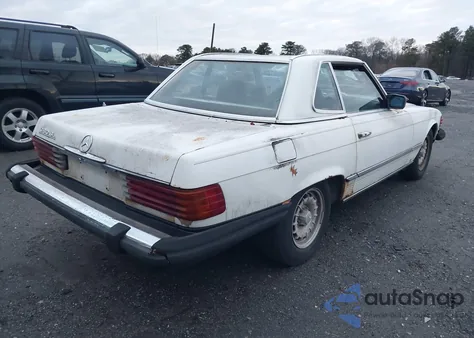 1983 Mercedes-Benz 380 Sl z USA, uszkodzony, nr VIN WDBBA45AXDB021428